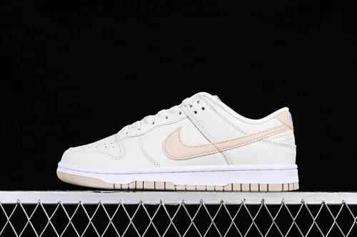 All categories Nk SB Dunk series Nk SB Dunk Low low-top sneakers Nk Dunk Low Retro "Sanddrift" white gold SB smashed backboard fashion casual sneakers DV0831-003